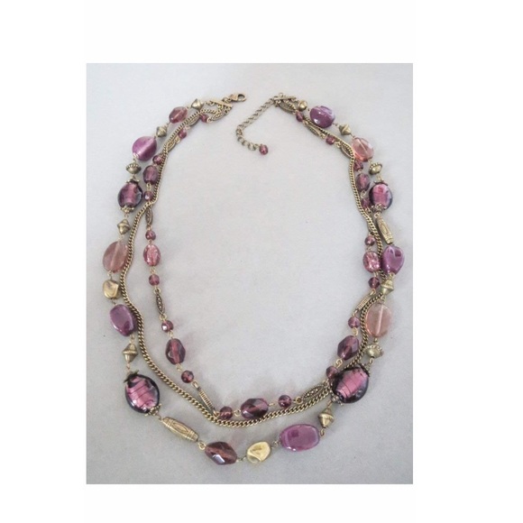 NWT Premier Designs Purple Iris Necklace - Picture 5 of 5